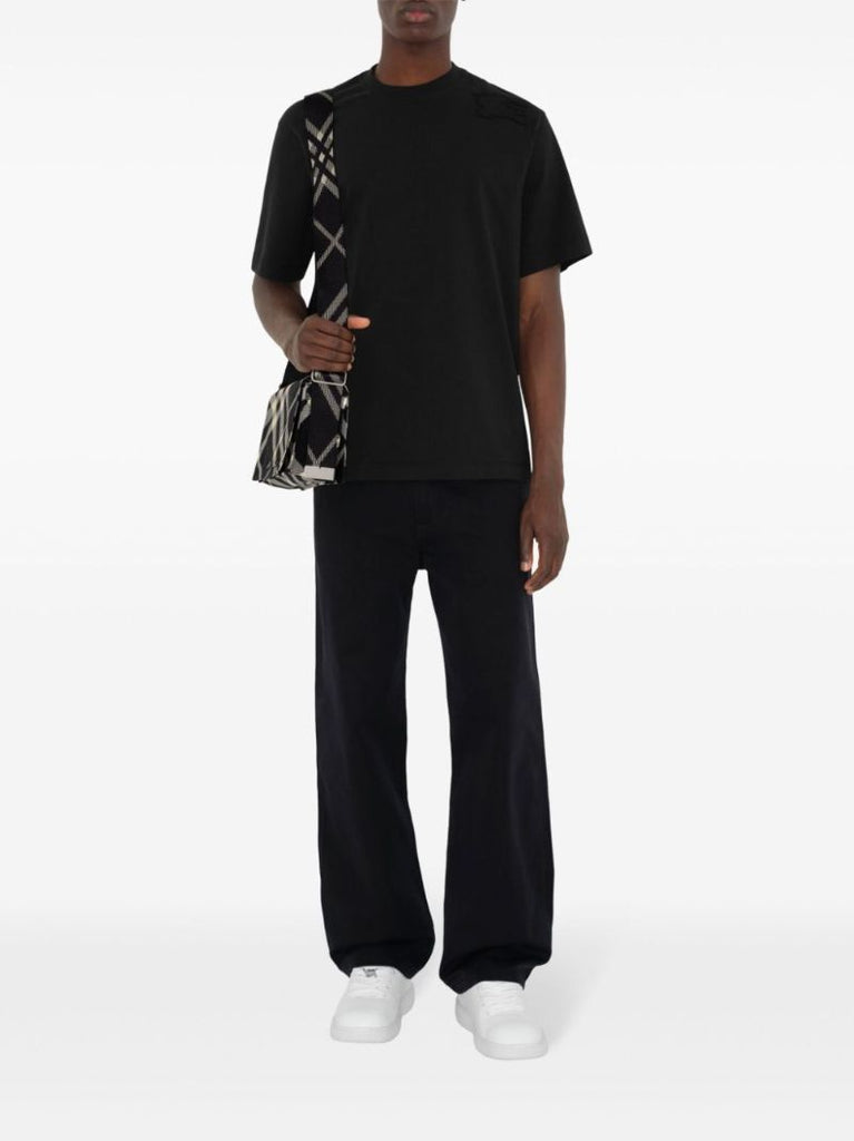 Check Trench Messenger Bag
