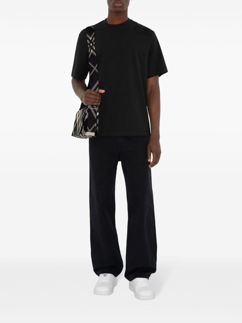 Check Trench Messenger Bag
