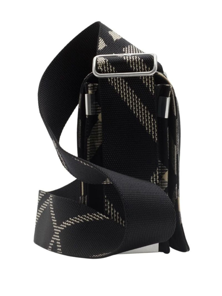 Check Trench Messenger Bag