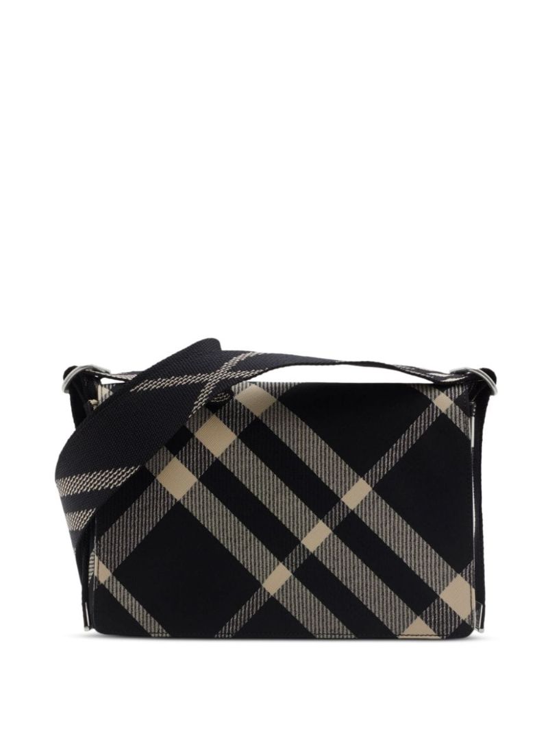 Check Trench Messenger Bag