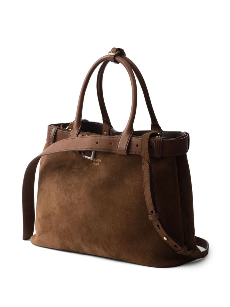 Suede Tote Bag