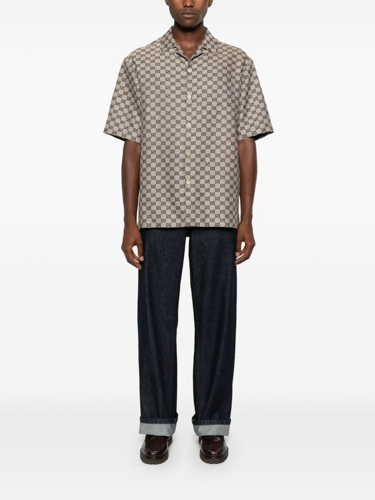 Neutral Gg Short-sleeve Shirt