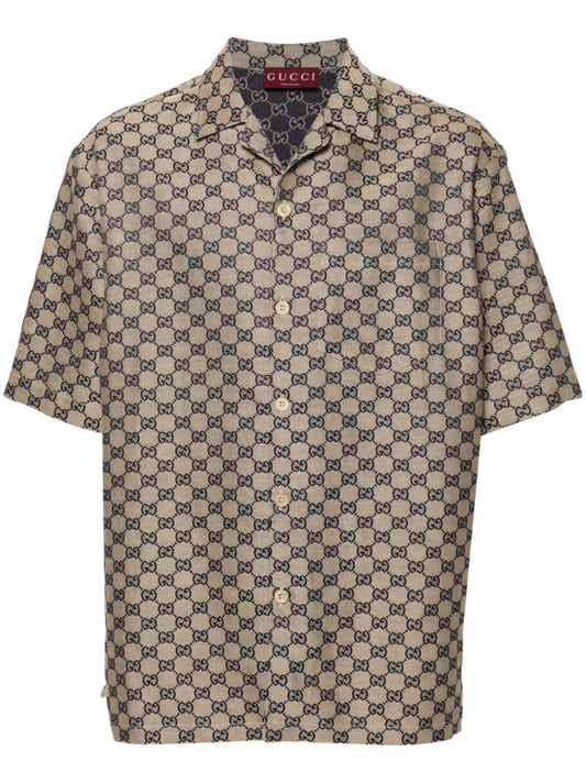 Neutral Gg Short-sleeve Shirt