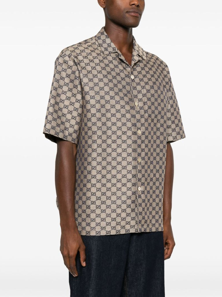 Neutral Gg Short-sleeve Shirt