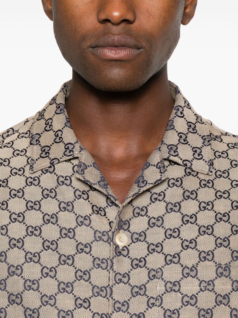 Neutral Gg Short-sleeve Shirt