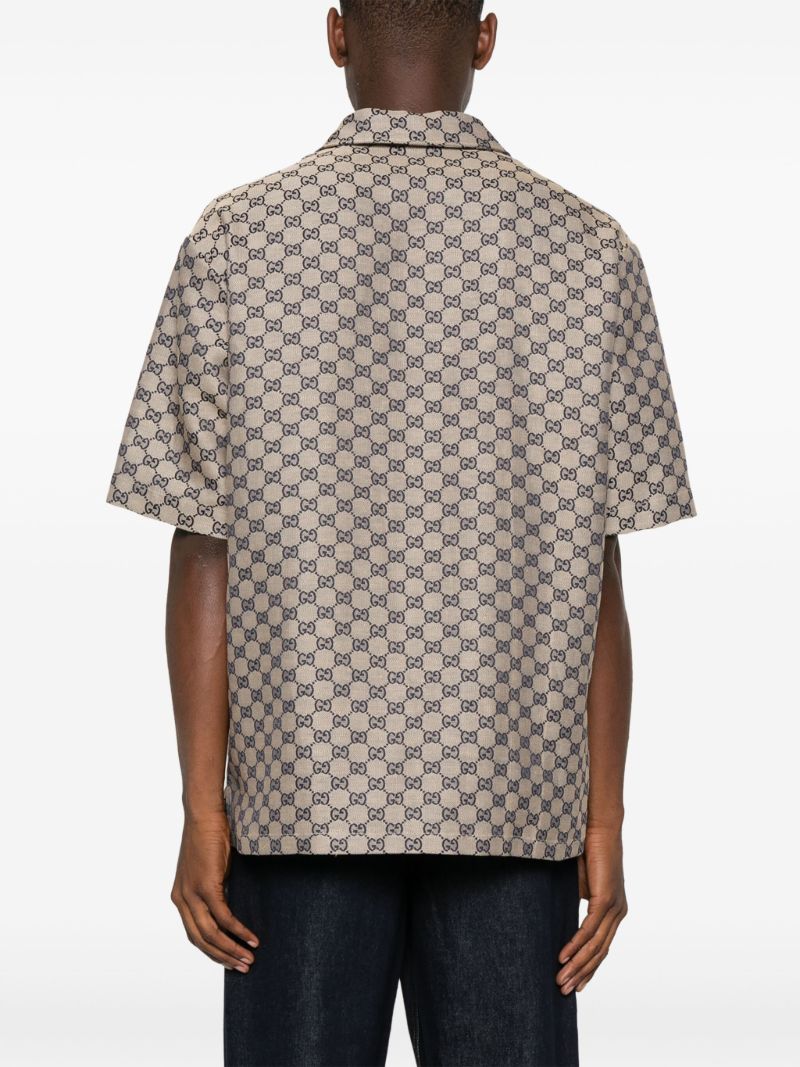 Neutral Gg Short-sleeve Shirt