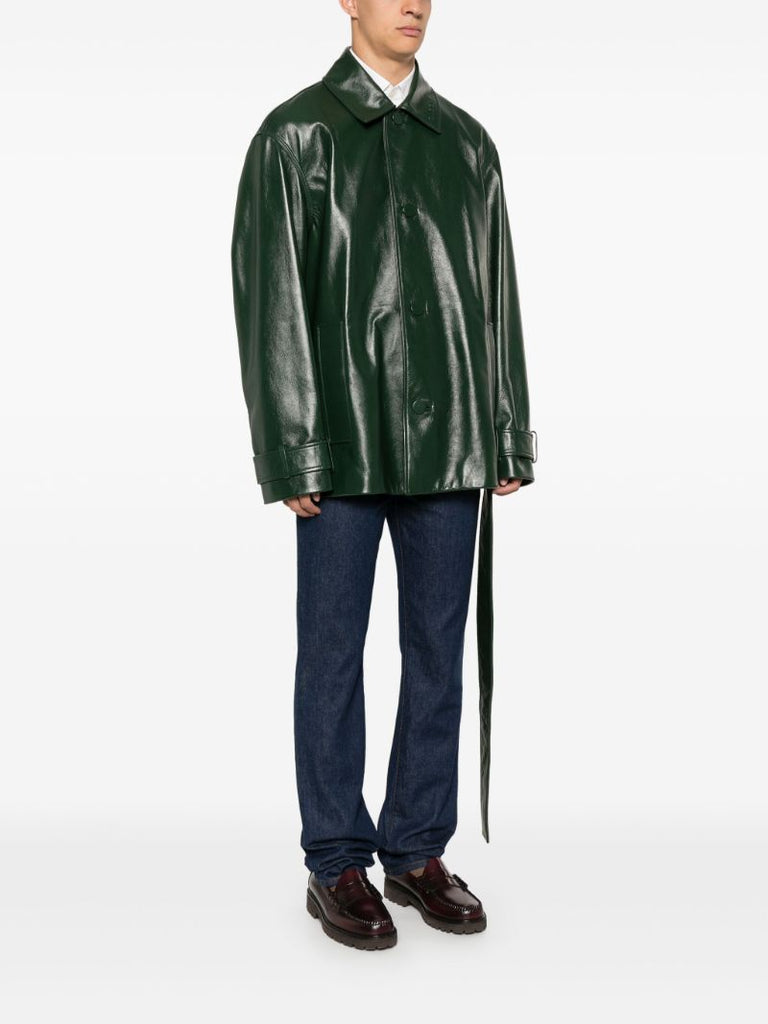 Leather Trench Coat