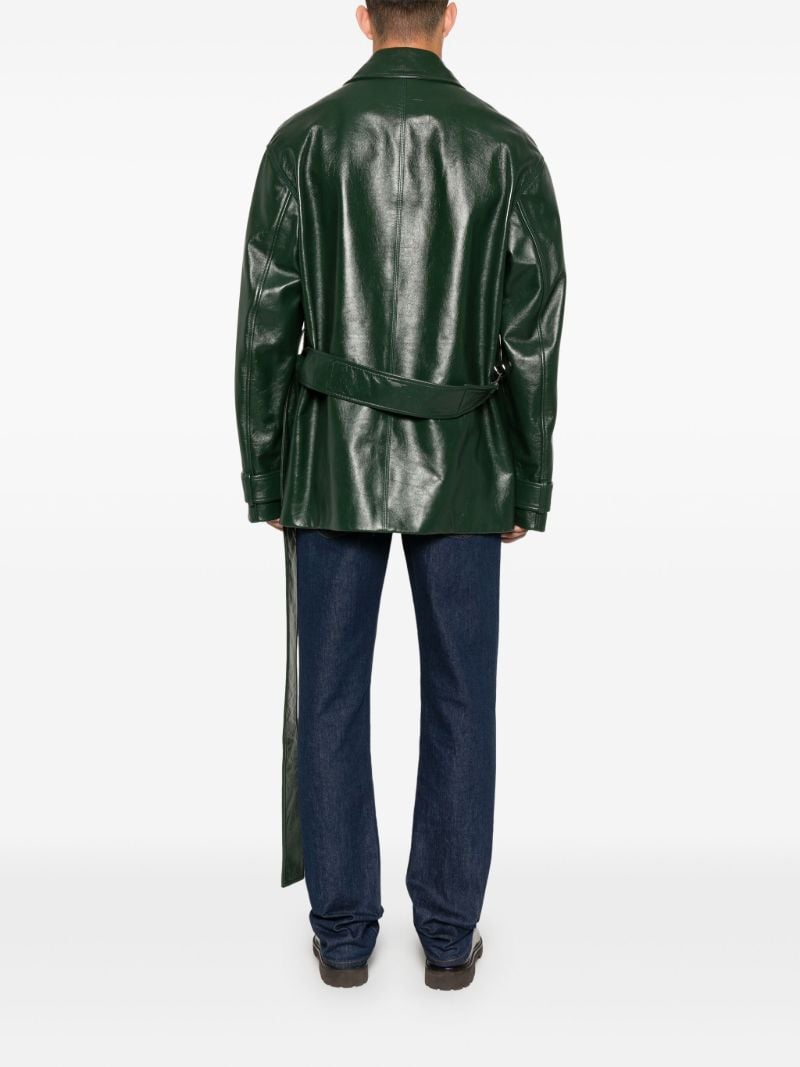 Leather Trench Coat