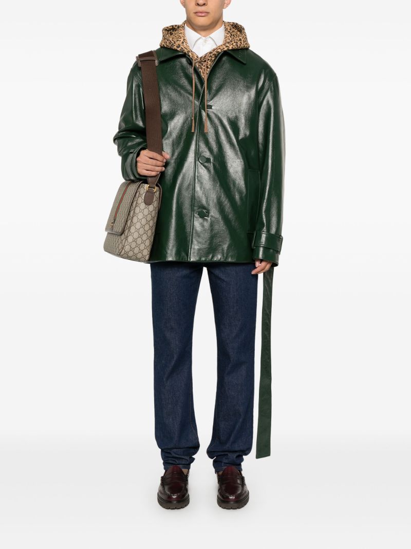 Leather Trench Coat