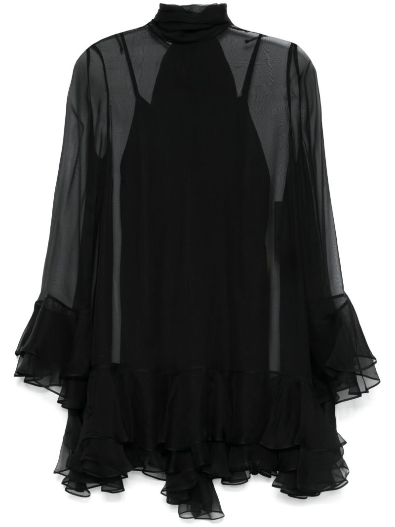 Ruffled Minidress