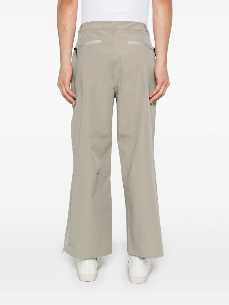 Panelled Straight Trousers