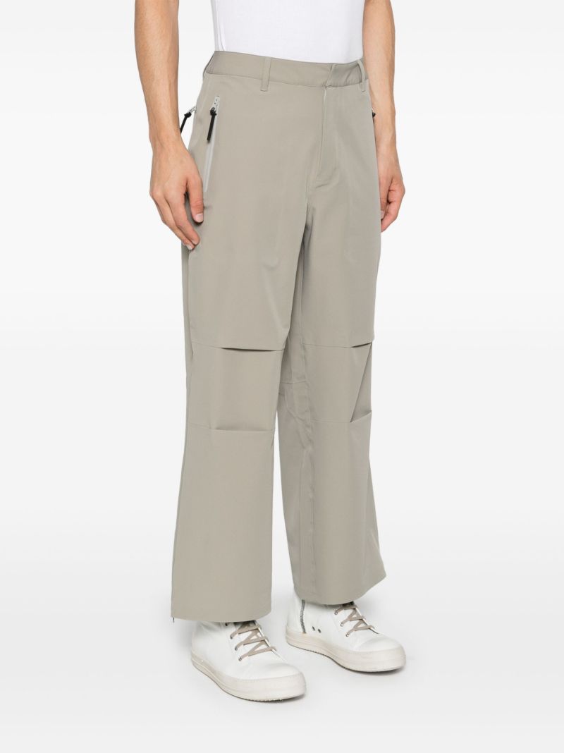 Panelled Straight Trousers