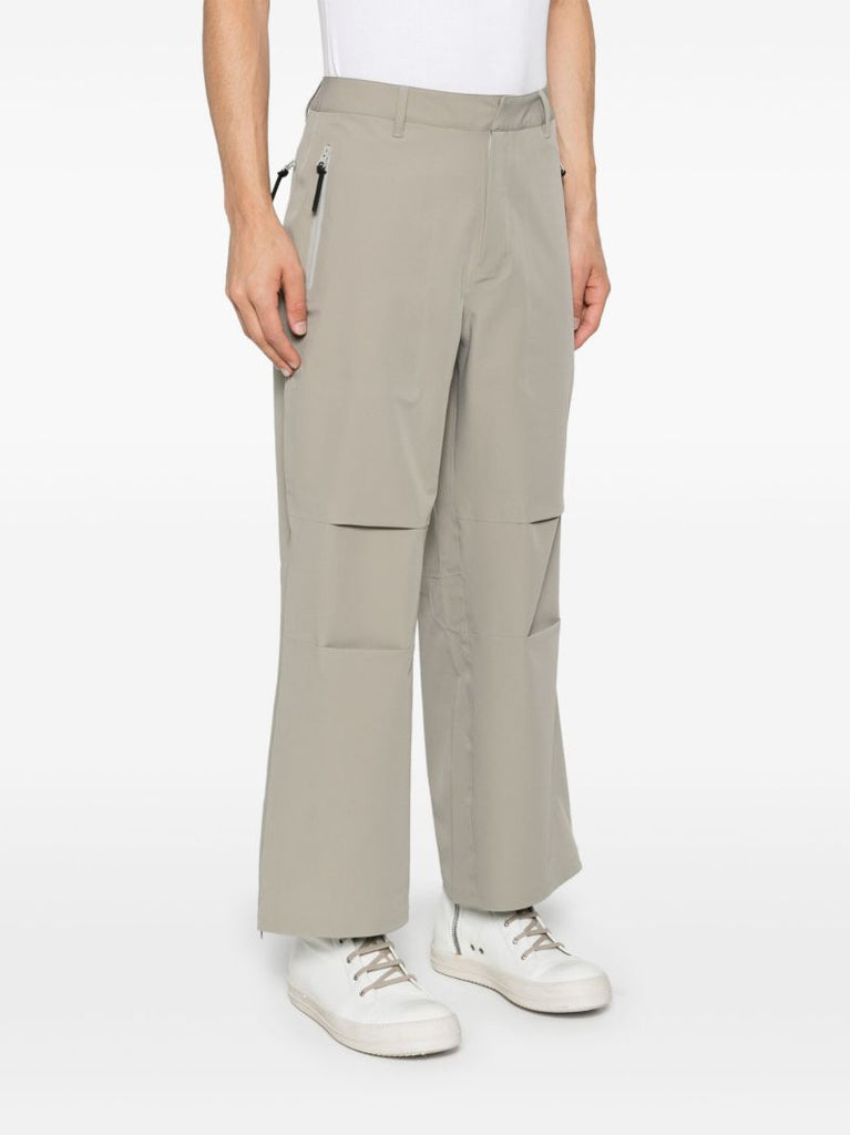Panelled Straight Trousers