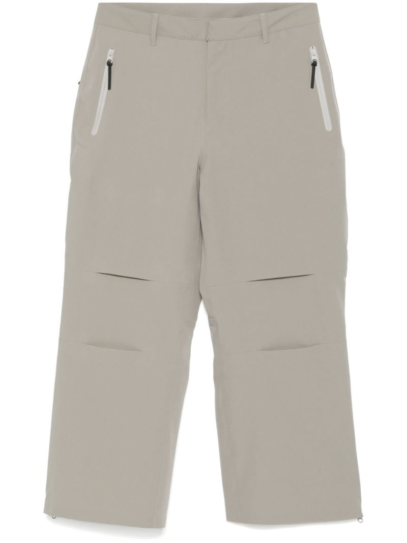 Panelled Straight Trousers