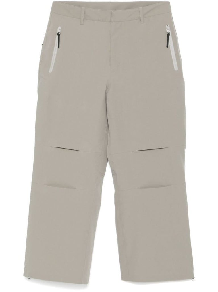 Panelled Straight Trousers