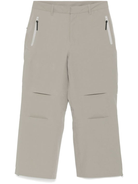 Panelled Straight Trousers
