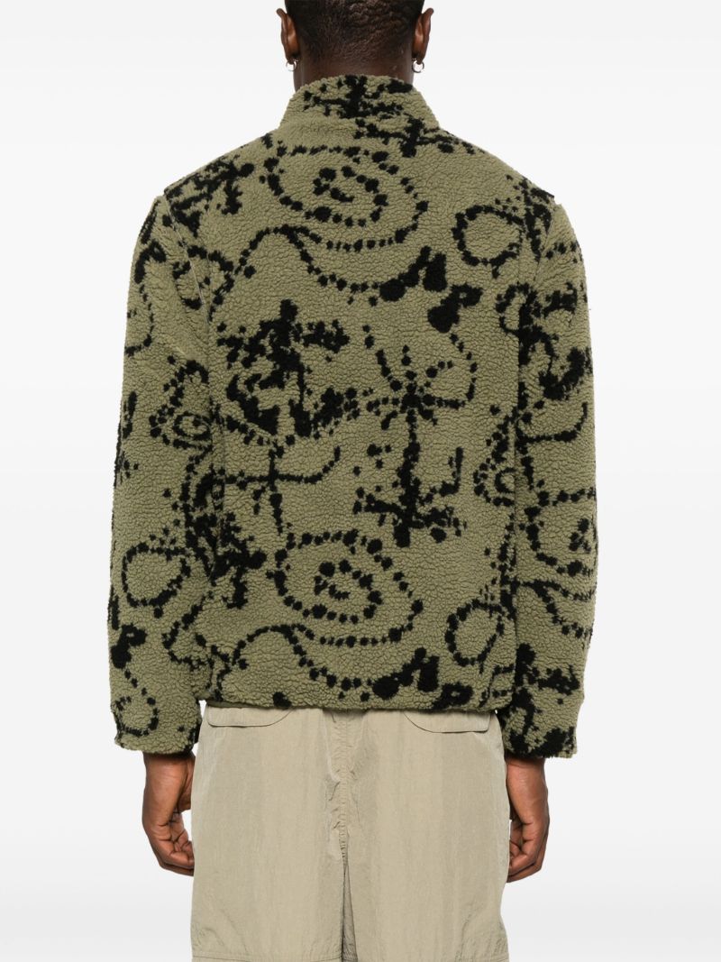 Abstract Print Lightweight Jacket