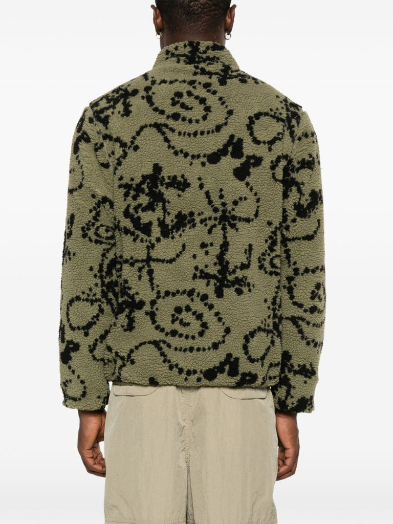 Abstract Print Lightweight Jacket