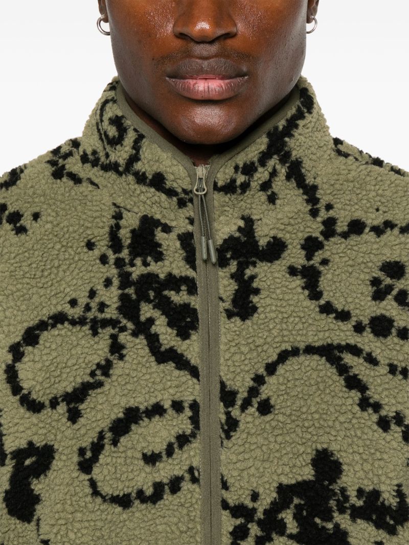 Abstract Print Lightweight Jacket