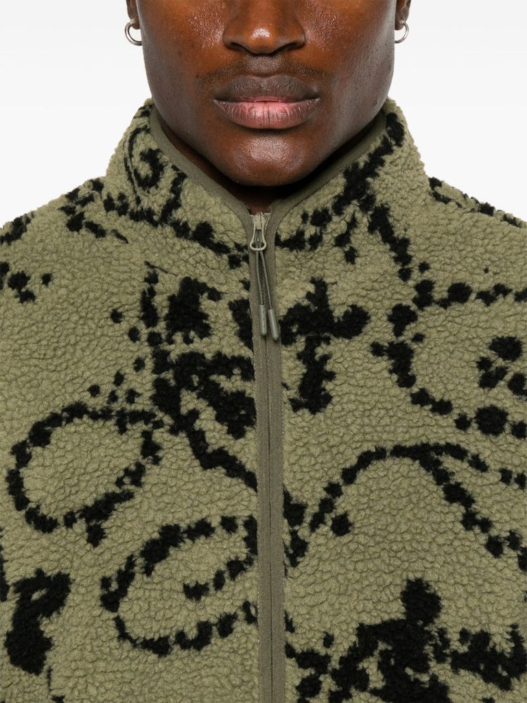 Abstract Print Lightweight Jacket