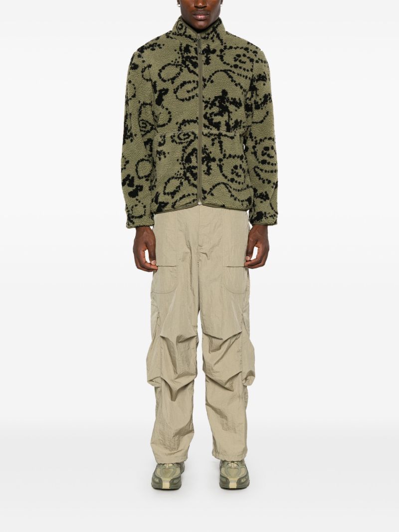 Abstract Print Lightweight Jacket