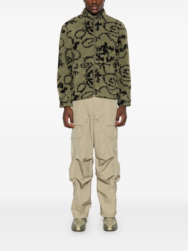 Abstract Print Lightweight Jacket