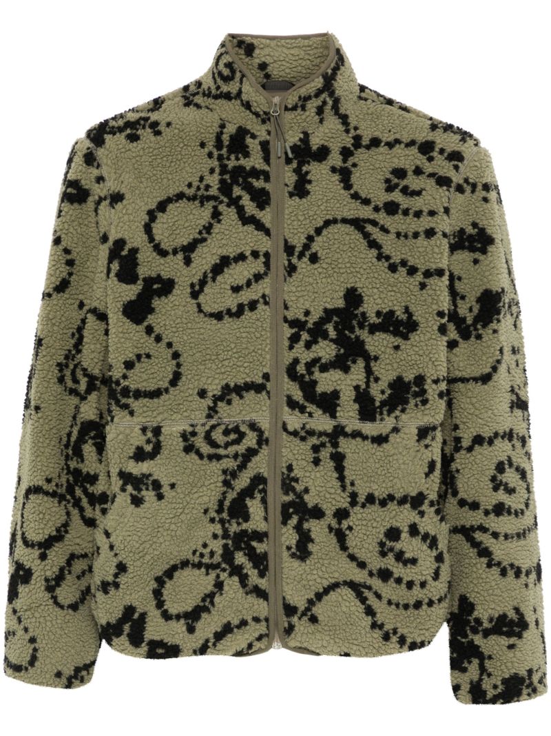 Abstract Print Lightweight Jacket