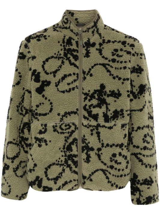 Abstract Print Lightweight Jacket