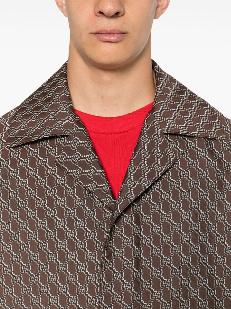 Gg Shadow-jacquard Coat