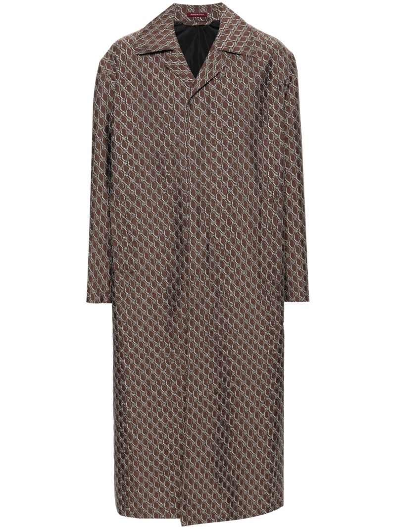 Gg Shadow-jacquard Coat