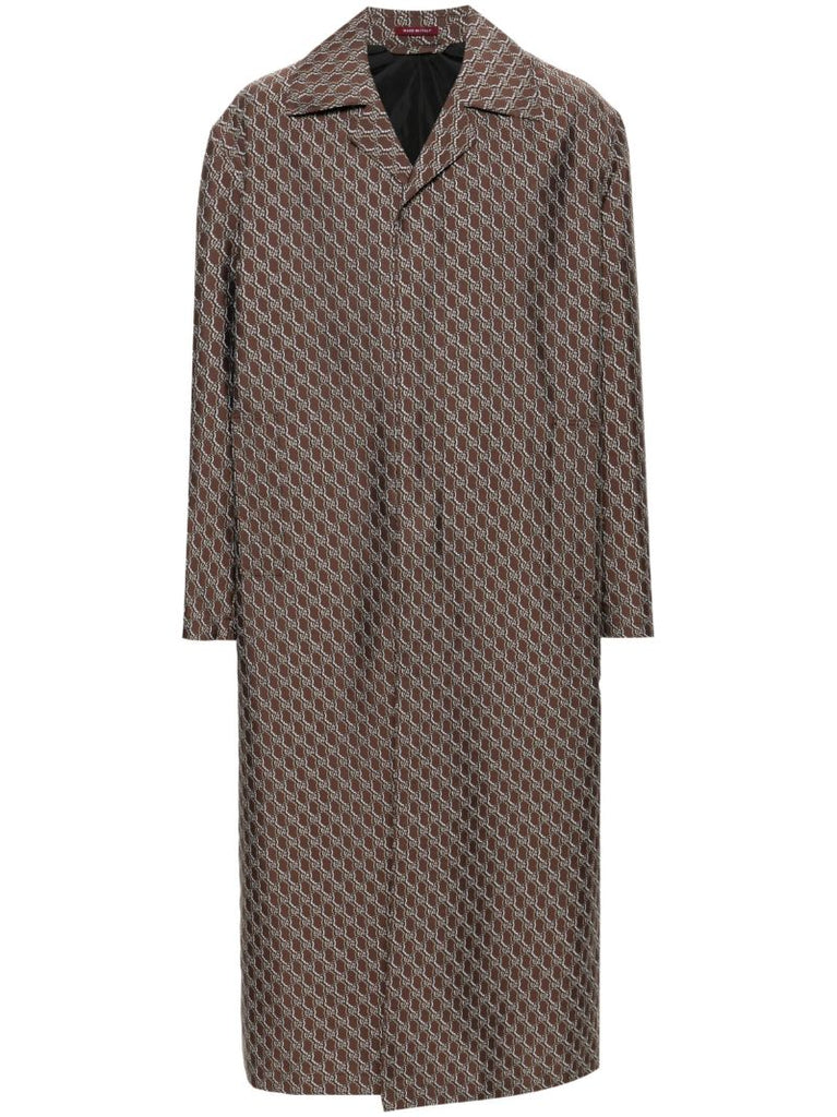 Gg Shadow-jacquard Coat