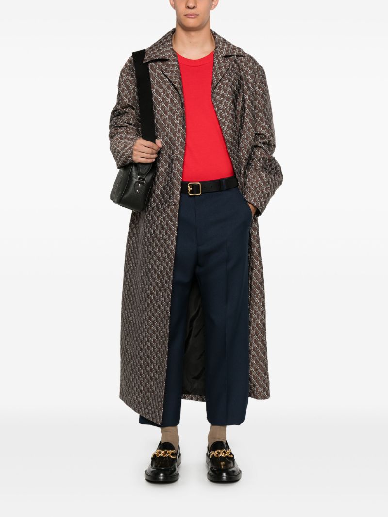Gg Shadow-jacquard Coat