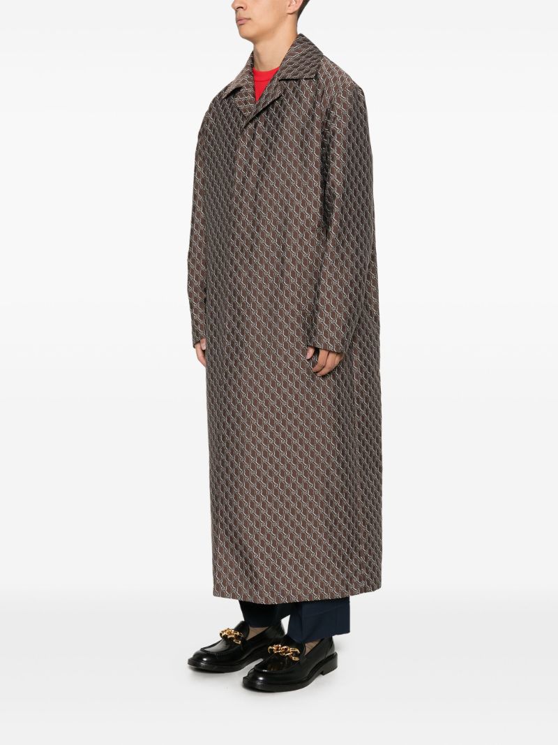 Gg Shadow-jacquard Coat