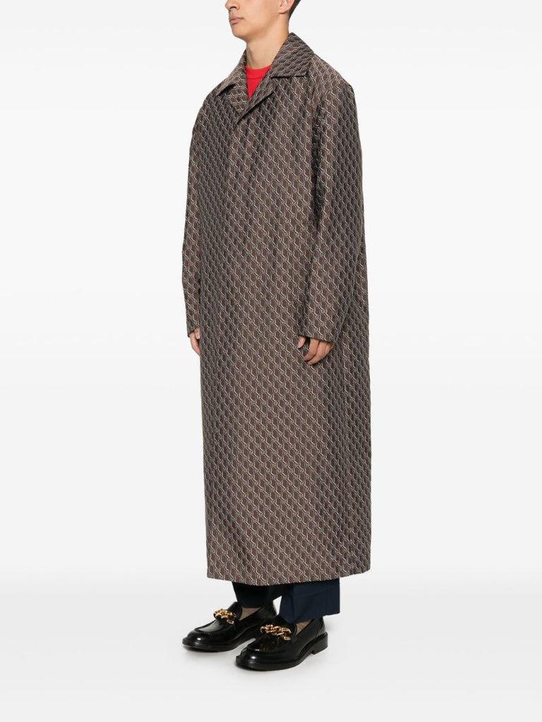 Gg Shadow-jacquard Coat