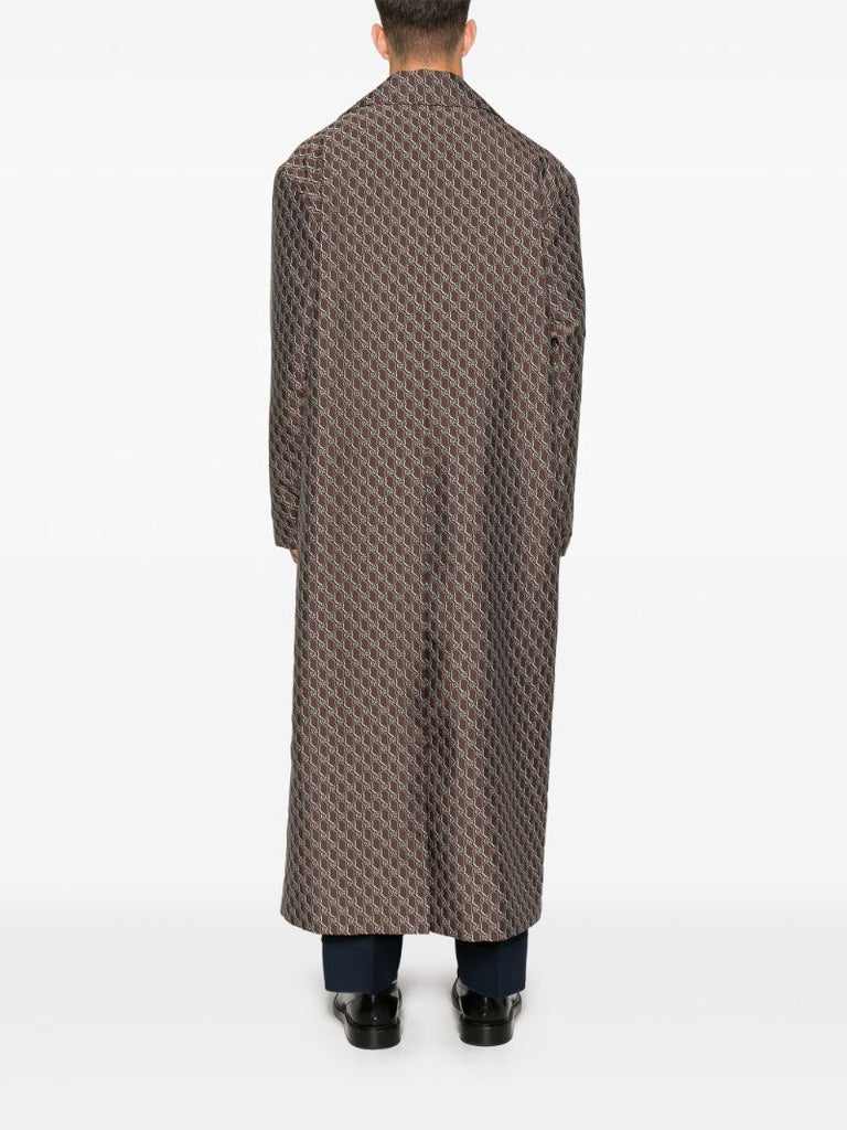 Gg Shadow-jacquard Coat