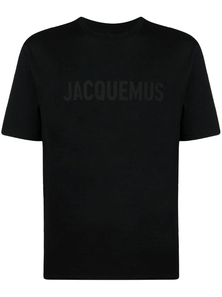 Black Le T-shirt Typo Top