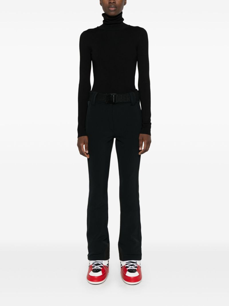 Black Pippa Belted Ski Trousers