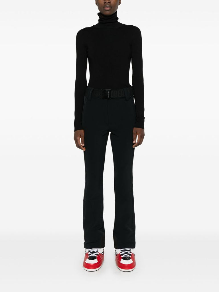 Black Pippa Belted Ski Trousers