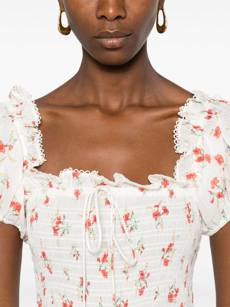 White Stanza Dress