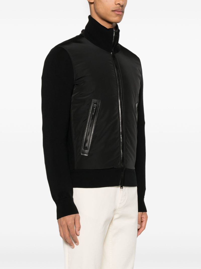 Panelled Bomber Jacket