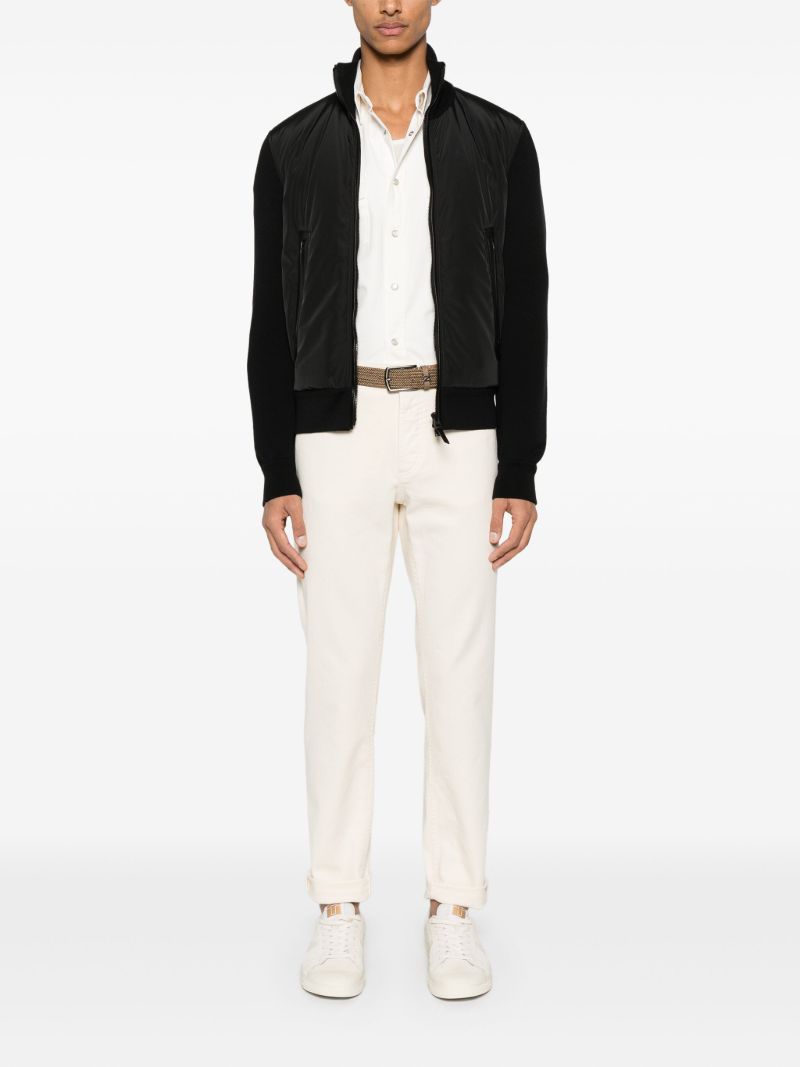 Panelled Bomber Jacket