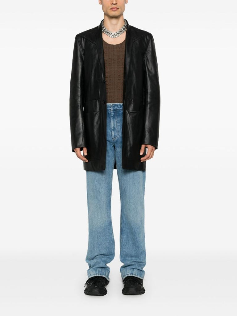 Blue Puddle Flared Jeans