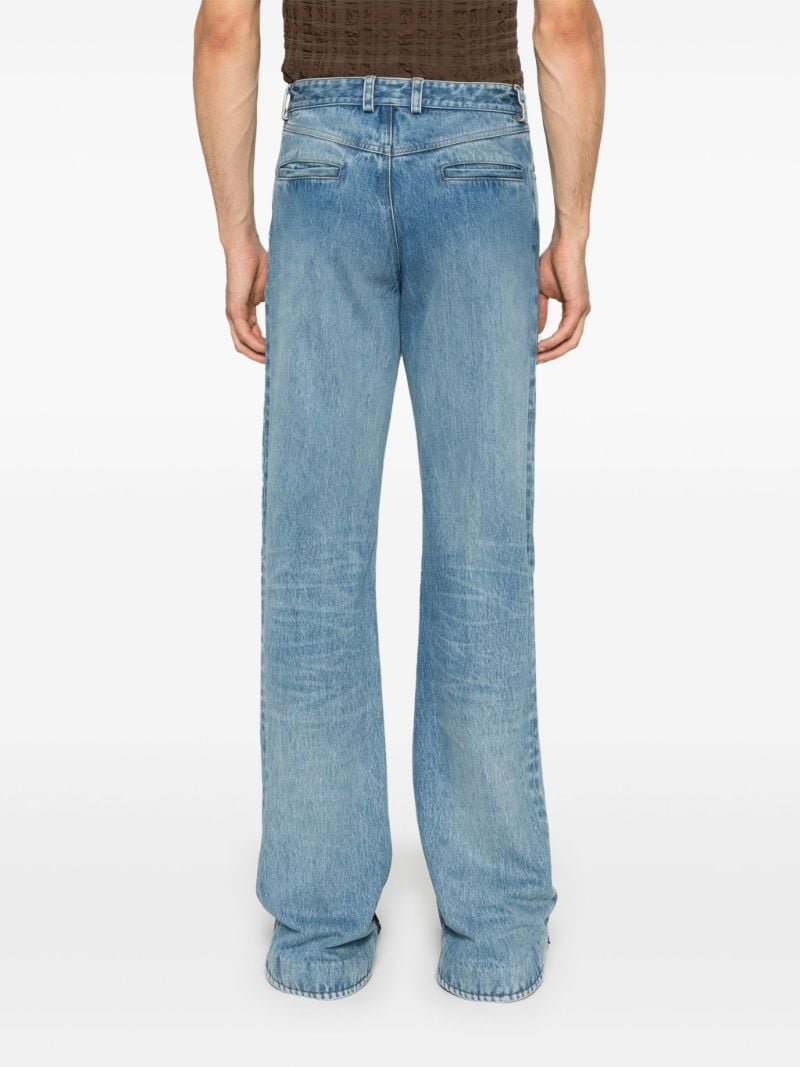 Blue Puddle Flared Jeans