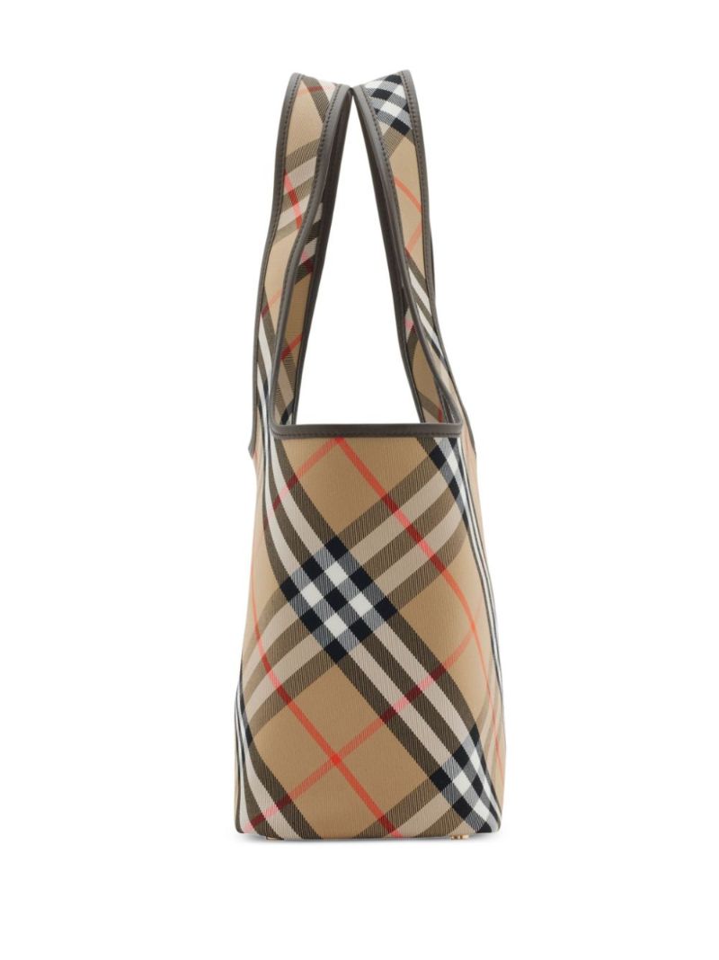 Small Check Tote Bag