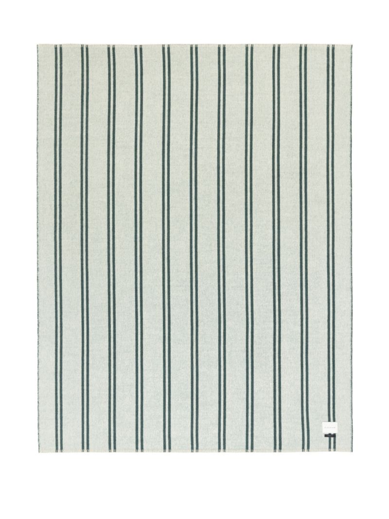 Green Straits Reversible Alpaca Wool Blanket