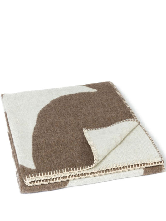 Neutral Elder Reversible Alpaca Wool Throw