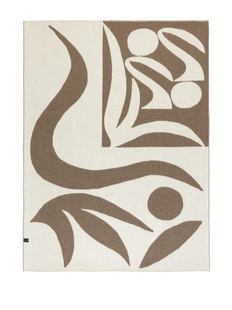 Neutral Elder Reversible Alpaca Wool Throw