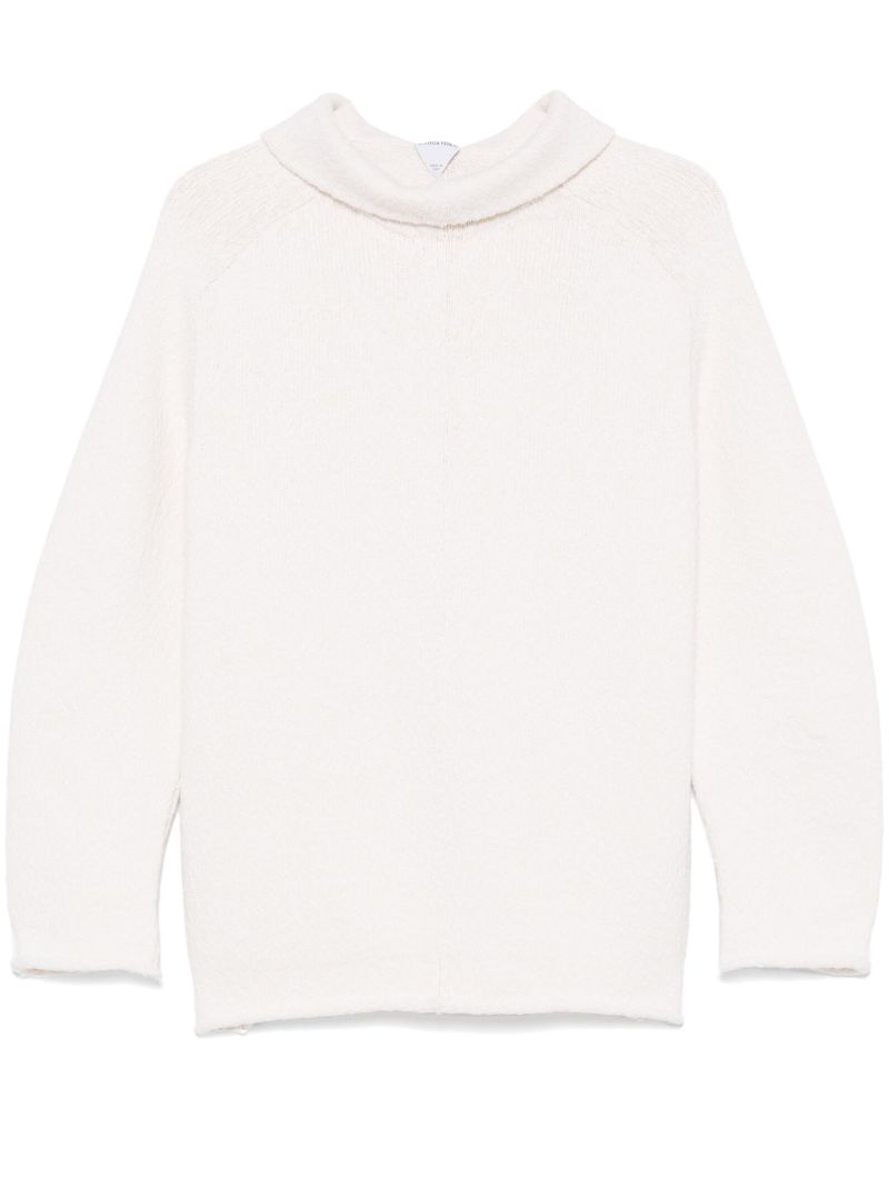 White Knitted Sweater