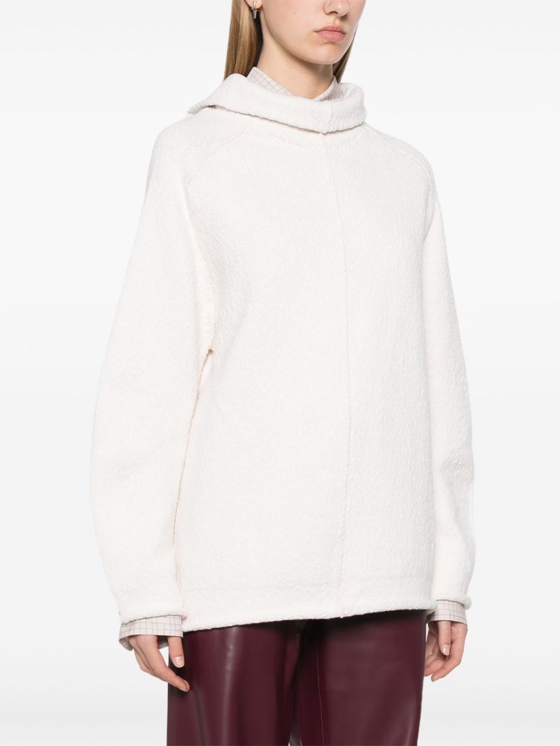 White Knitted Sweater