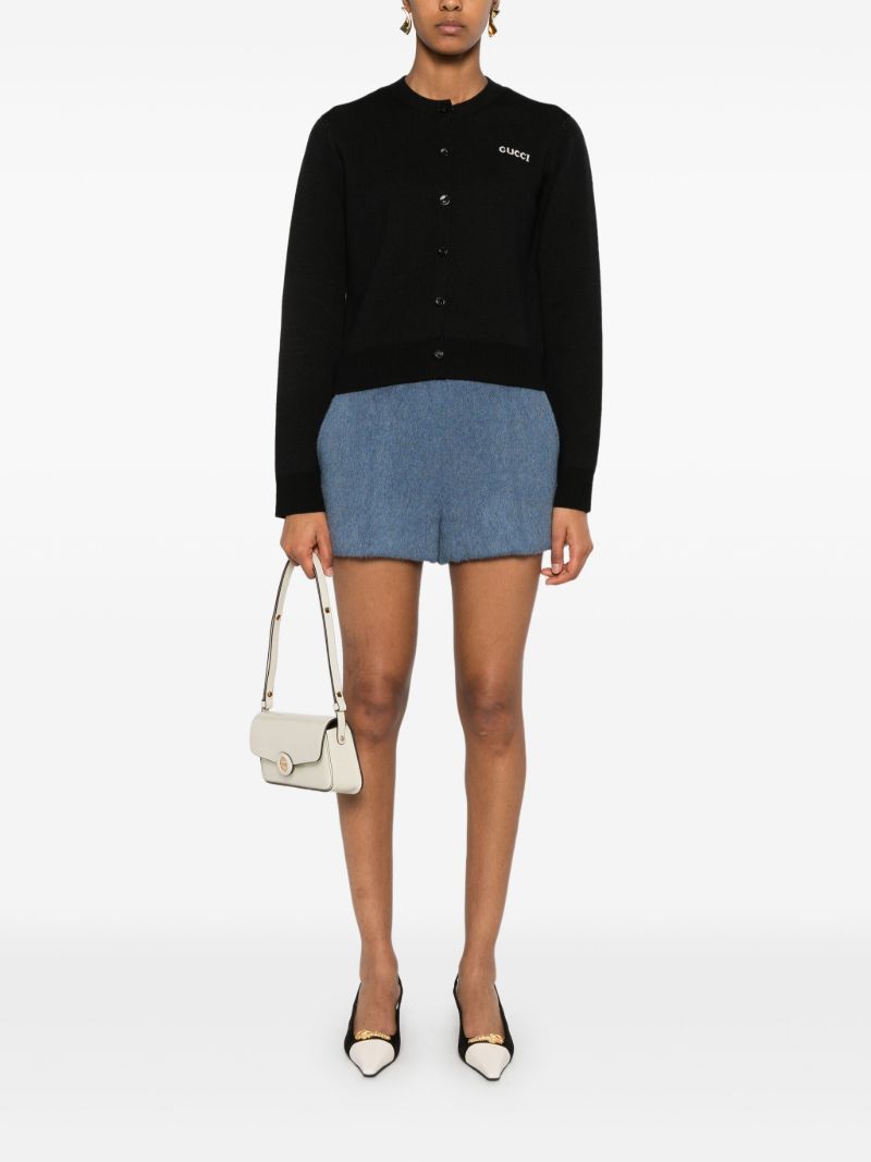 Logo-intarsia Cardigan